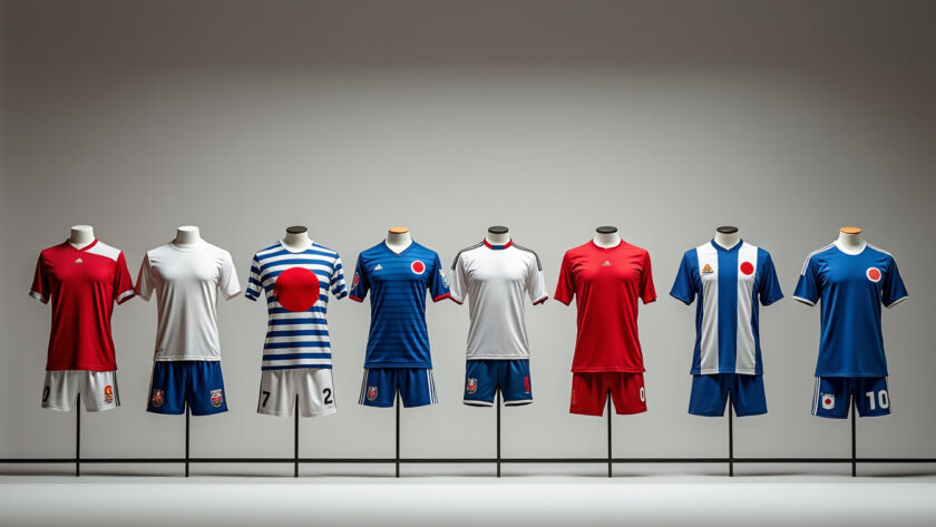 découvrez l'histoire fascinante et l'évolution des designs des maillots de l'équipe du japon à travers les années, des premiers modèles aux plus récents styles.