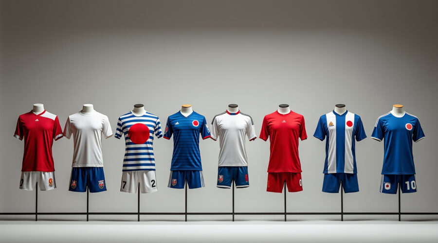 découvrez l'histoire fascinante et l'évolution des designs des maillots de l'équipe du japon à travers les années, des premiers modèles aux plus récents styles.